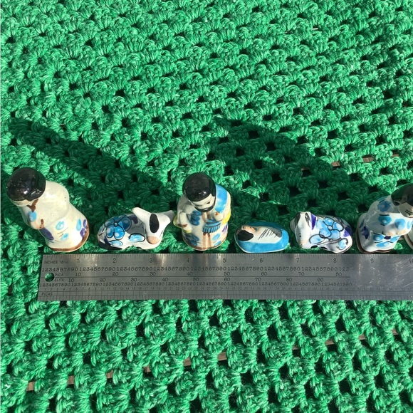 Tonala Nativity Mexico Nativity mini Figures Vintage Nativity - Picture 7 of 8